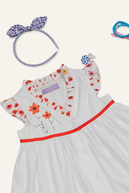 Baby Girls Floral Laced Dress