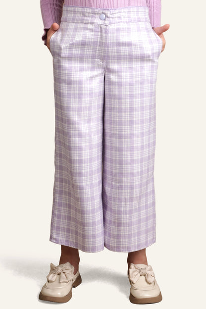 Girls Lilac Sequence Trouser