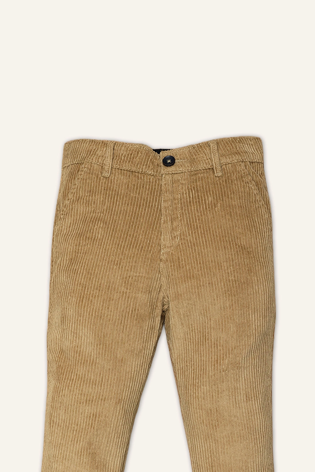 Boys Beige Corduroy Trouser