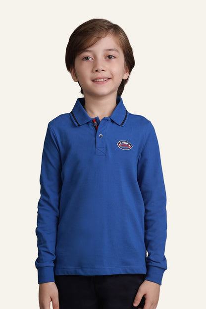 Boys Blue Polo T-shirt