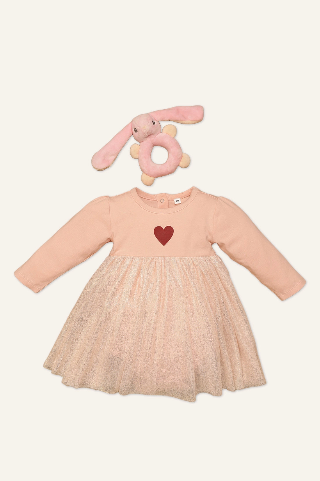 Baby Girls Peach Dress