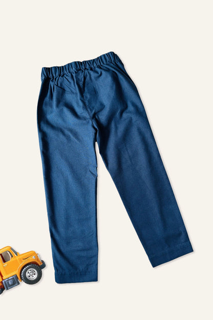 Girls Navy Blue Trouser – Regular Fit