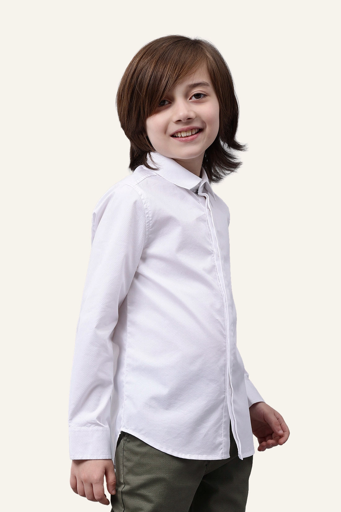 Boys Collared Shirt with Bow