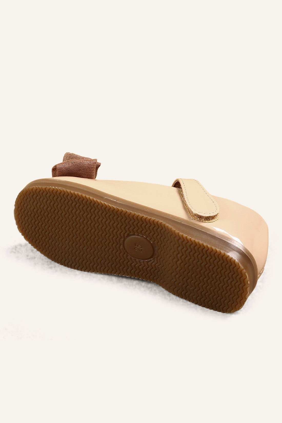 Girls Beige Party Wear Bellies