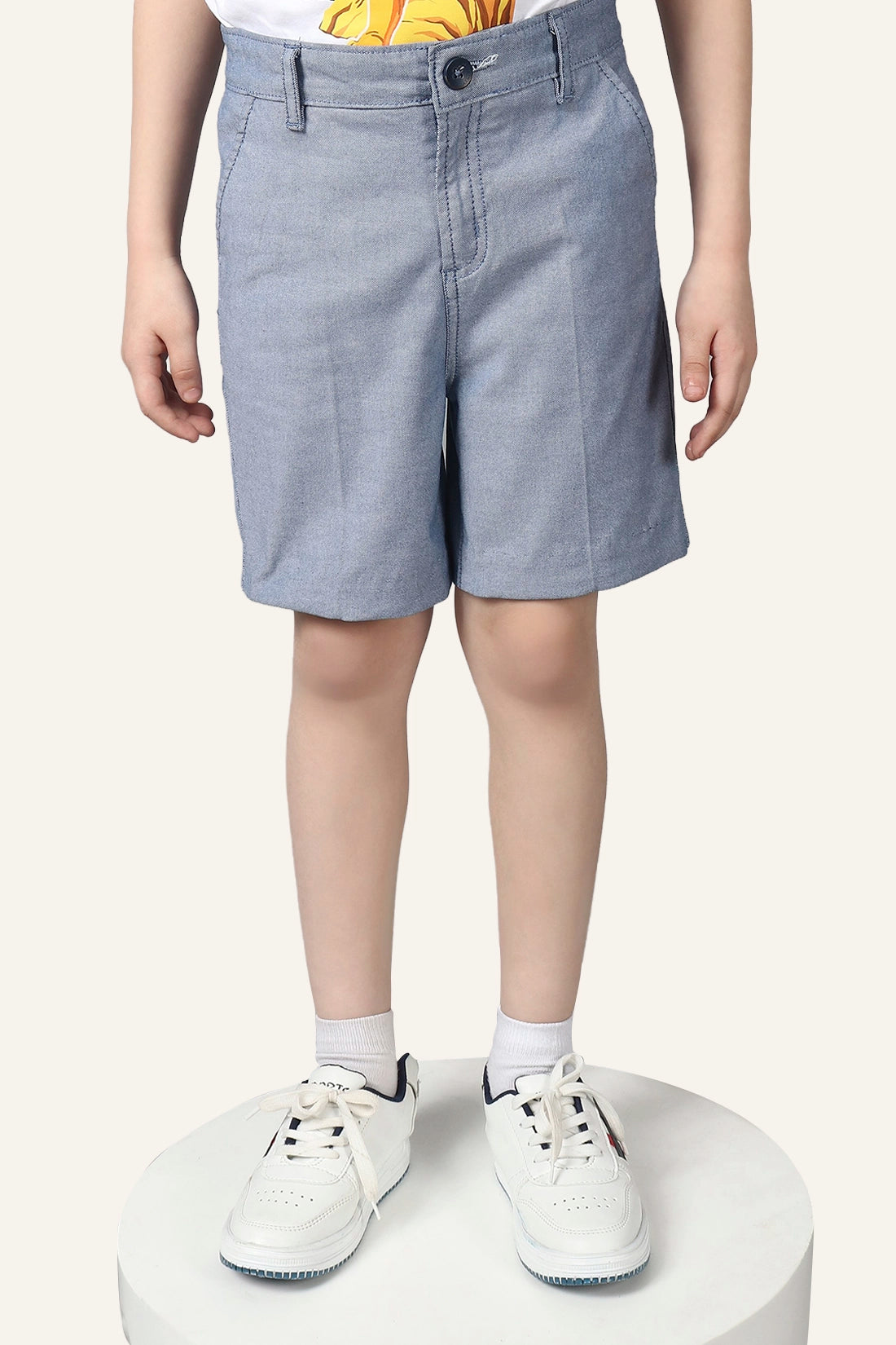 Boys Blue Cotton Shorts