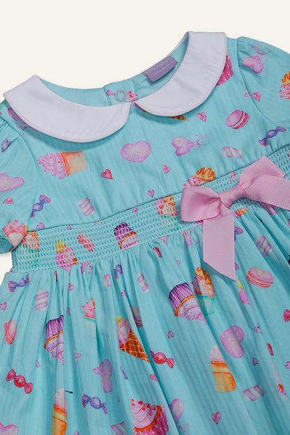 Baby Girls Aqua Dress