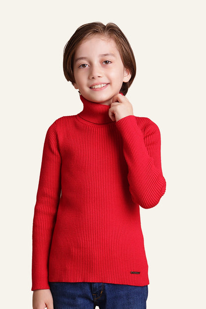 Boys Red Jumper