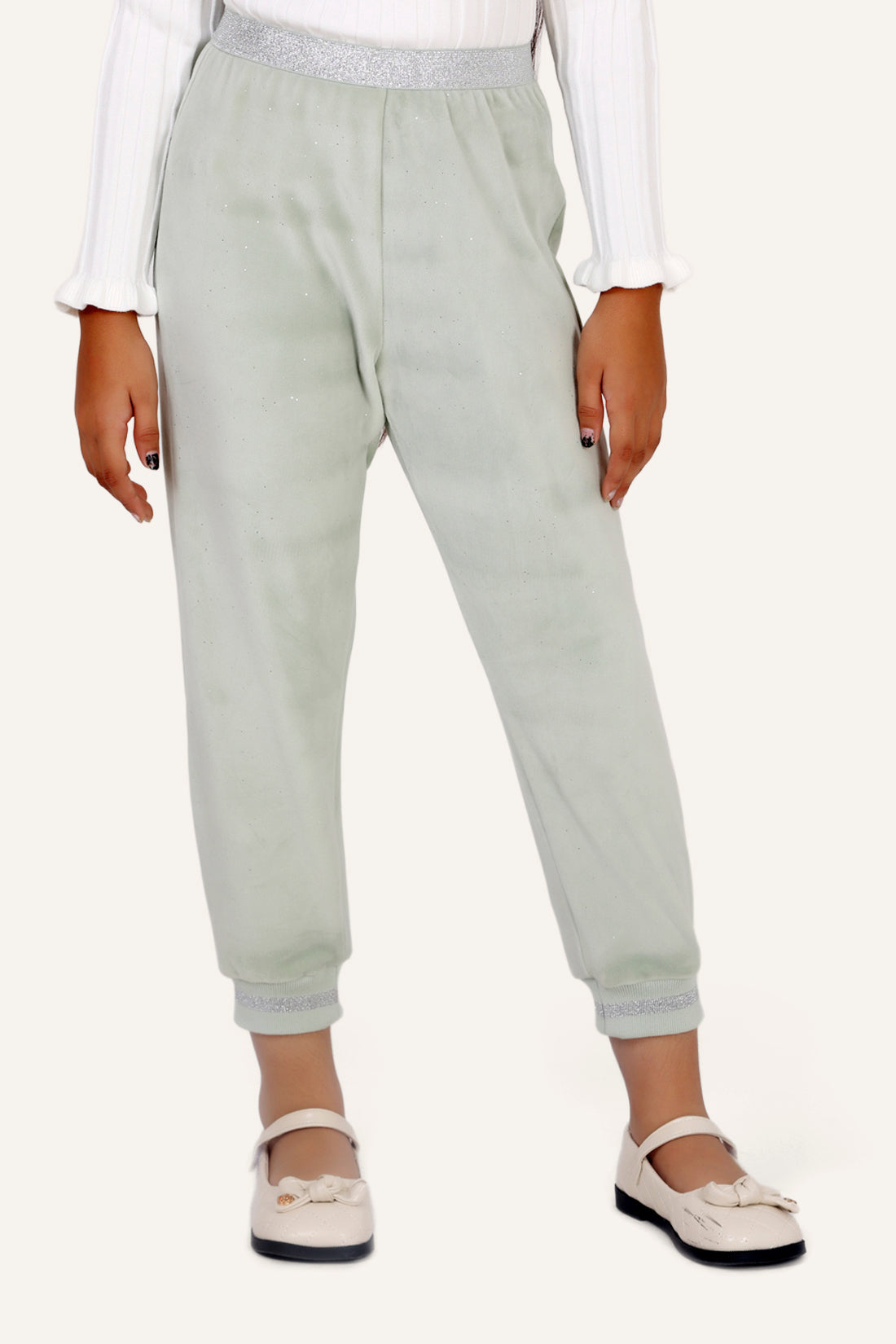 Girls Mint Relaxed Trouser