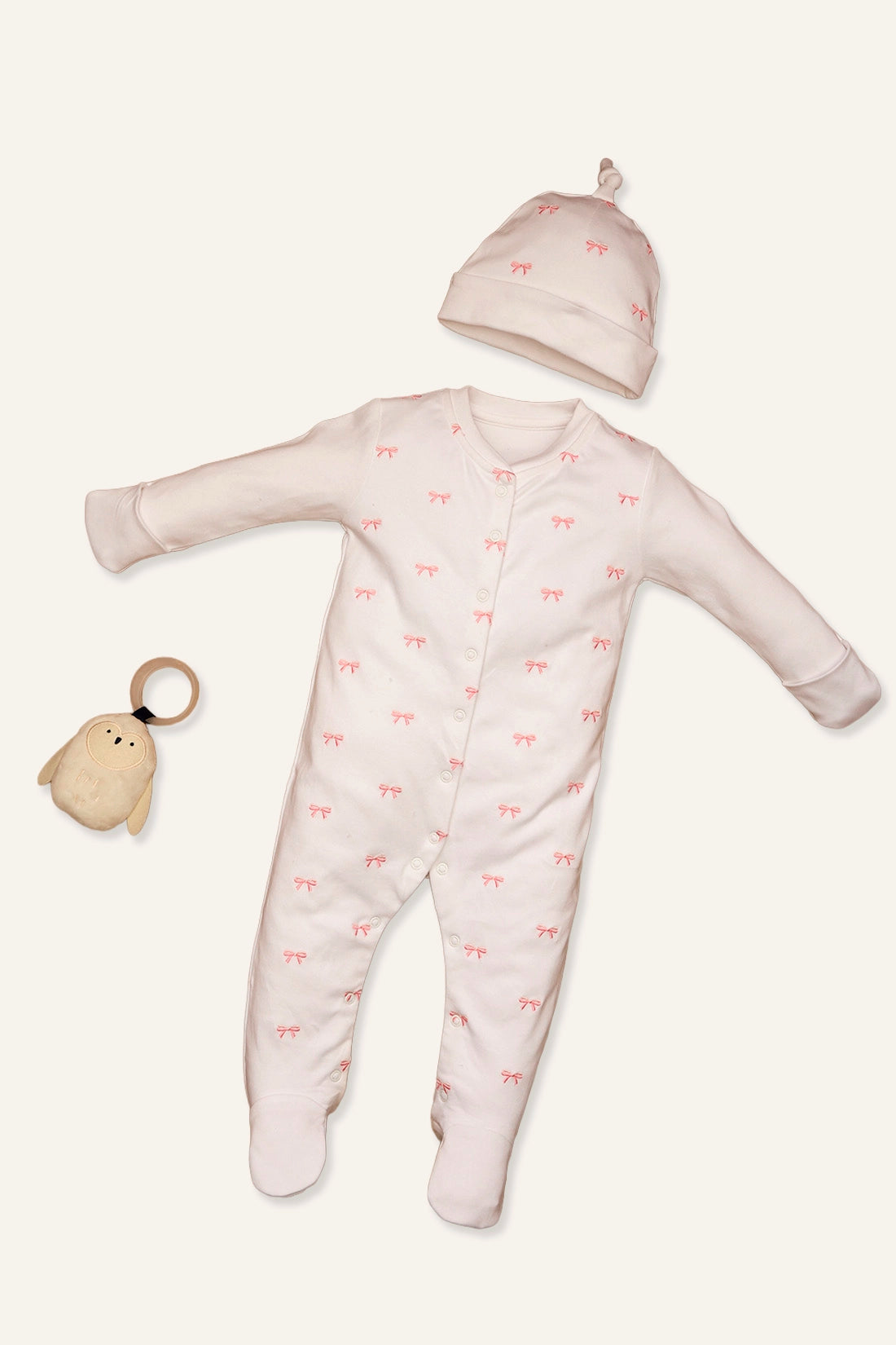 Baby Girls White Bodysuit
