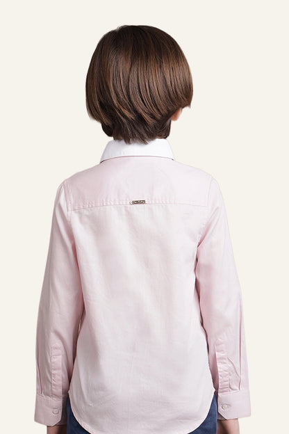 Boys Soft Pink Shirt