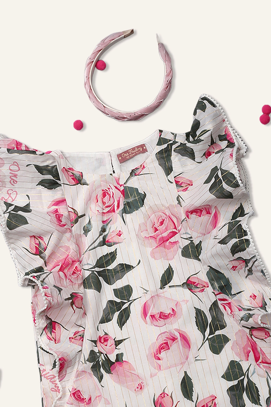 Girls Pink Rosa Dress