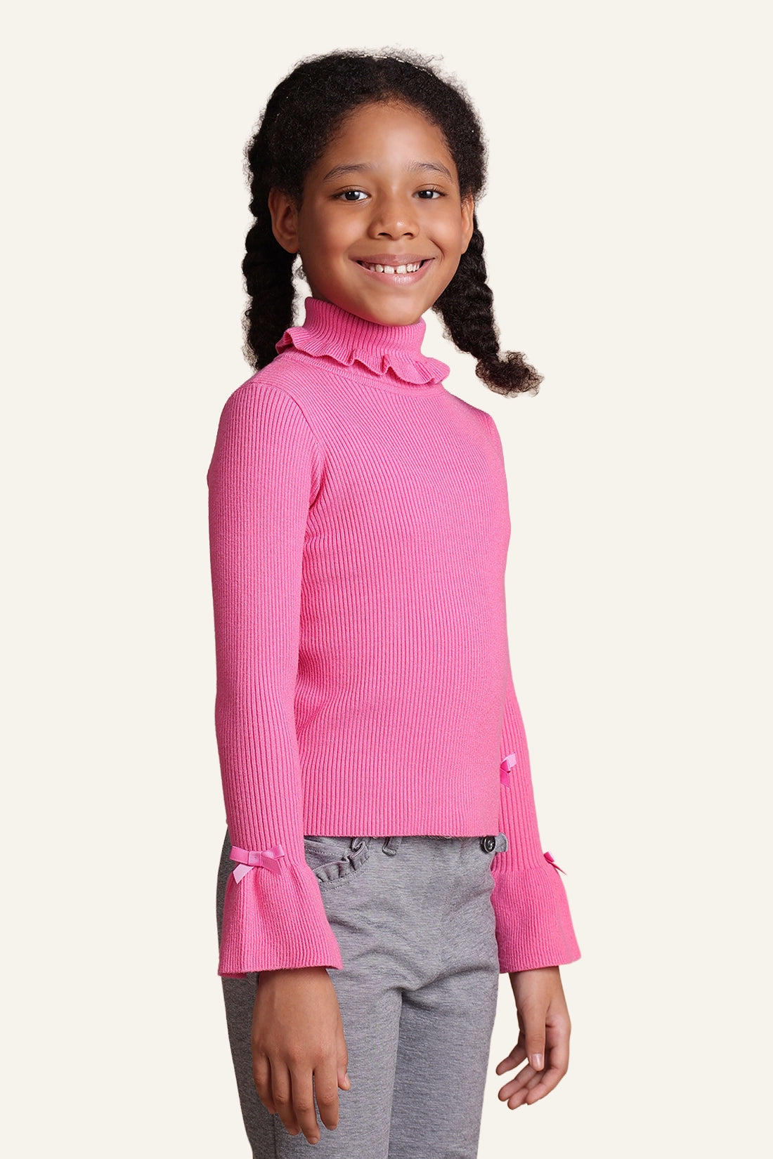 Girls Pink Jumper
