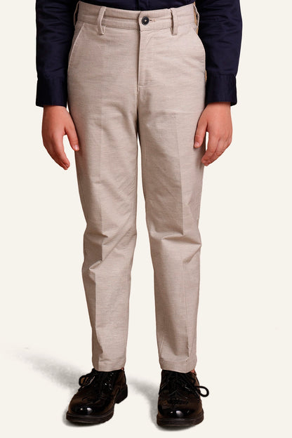 Boys Light Grey Trouser