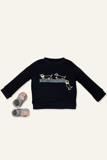 Baby Boys Navy Blue Sweatshirt