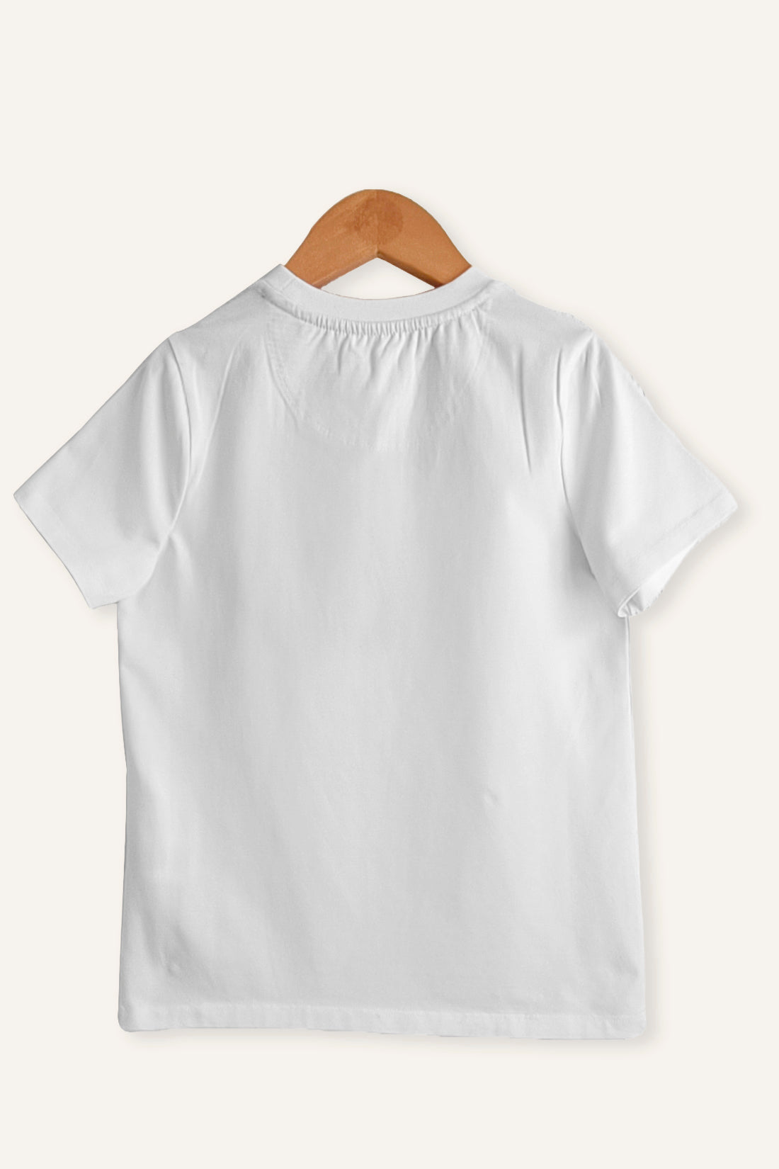Boys White Tee With Big Graphic
