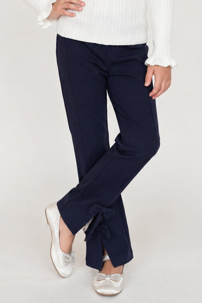 Navy Blue Tencel Ponte Roma Jeggings
