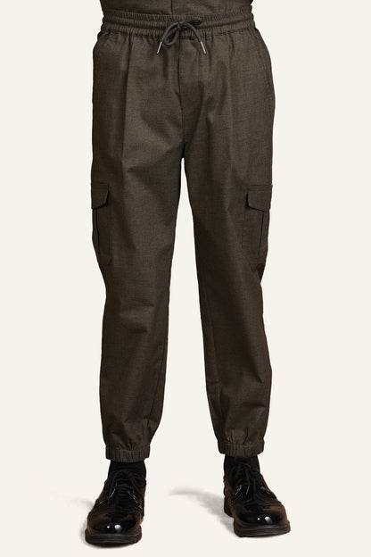 Boys Grey Drawstring Pants