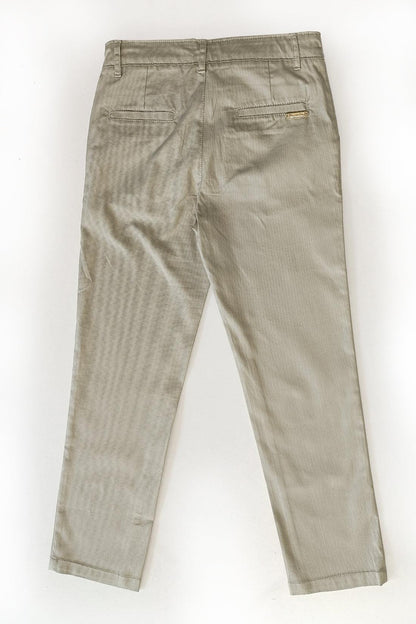 One Friday Kids Boys Olive Cotton Summer Casual Trouser - One Friday World