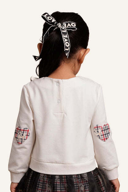 Baby Girls layered sweatshirt dress