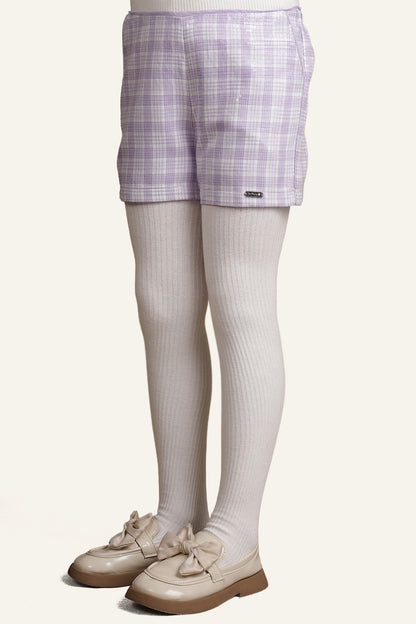 Girls Lilac Sequence Short