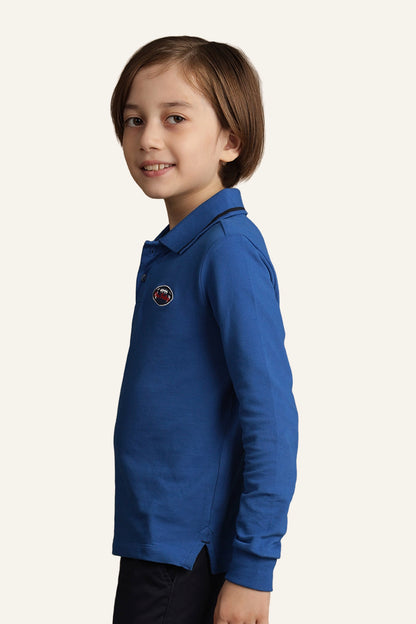 Boys Blue Polo T-shirt