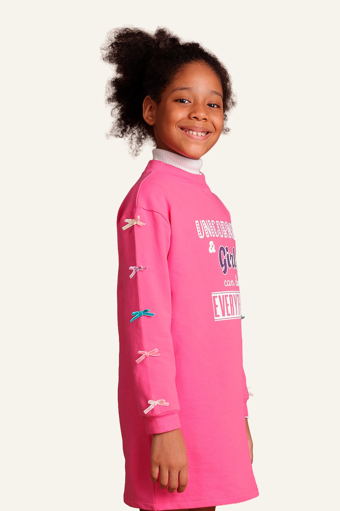 Girls Pink Tunic Dress