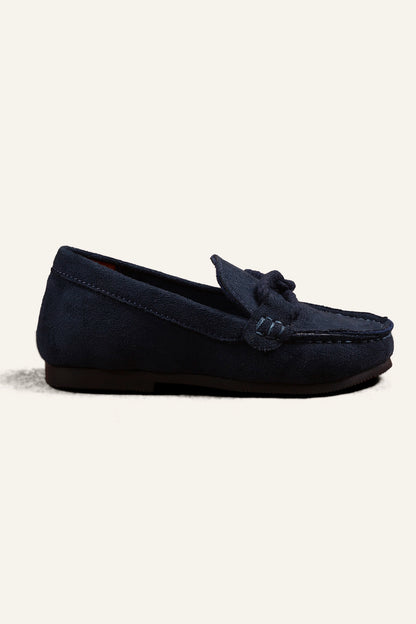 Boys Navy Blue Formal Loafers