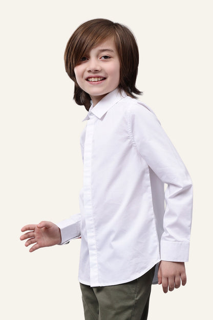 Boys Collared Shirt with Bow
