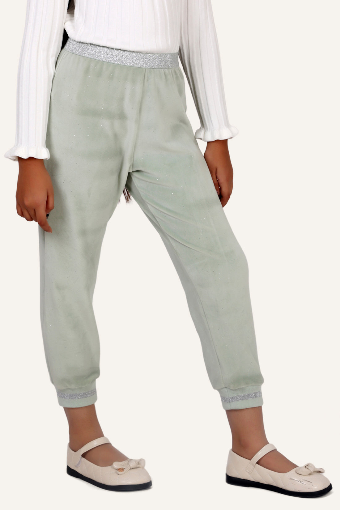 Girls Mint Relaxed Trouser