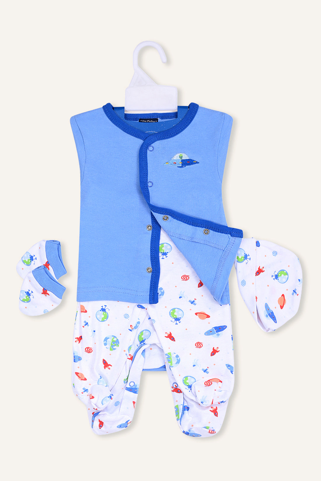 Baby Boys Blue With Multi Color Gift Sets