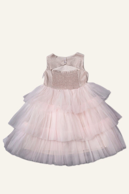 Girls Pink Charm Party Dress