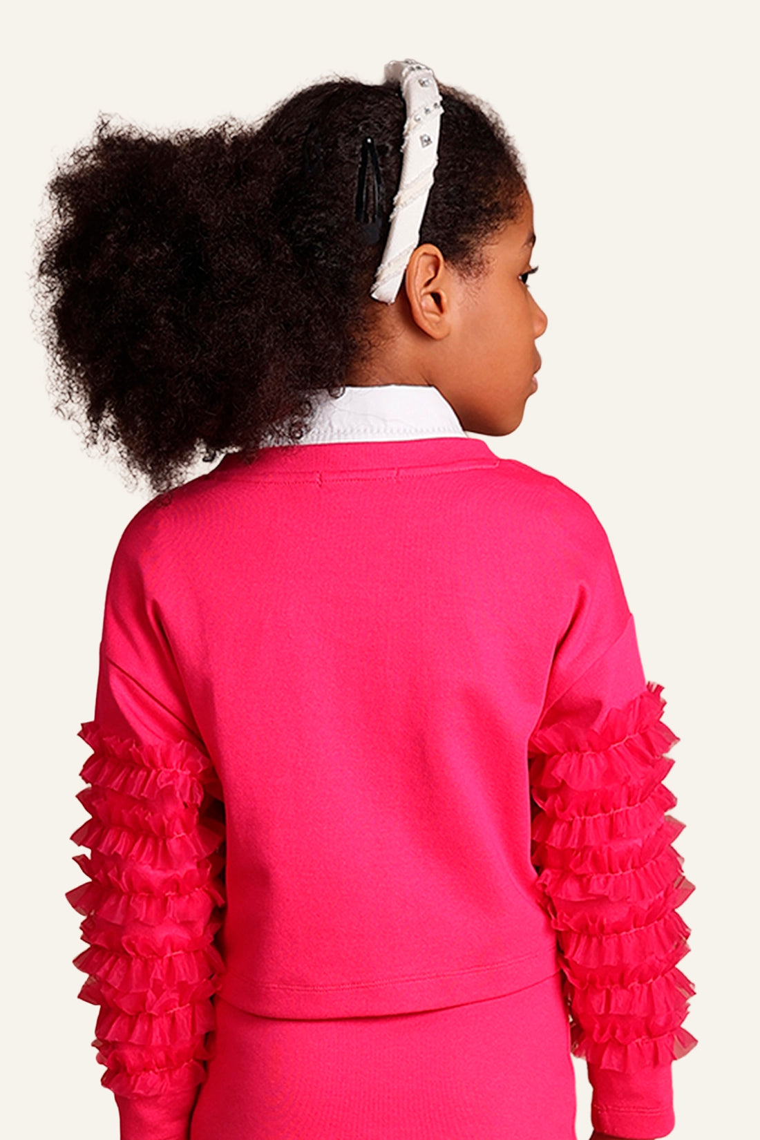 Girls Pink Doll House Themed Sweatshirt