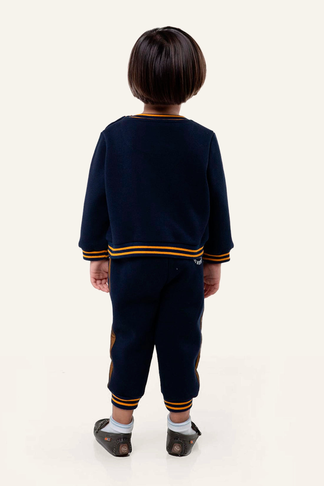 बेबी बॉयज के लिए नेवी ब्लू एलियन ट्रैक सूट (नवजात)