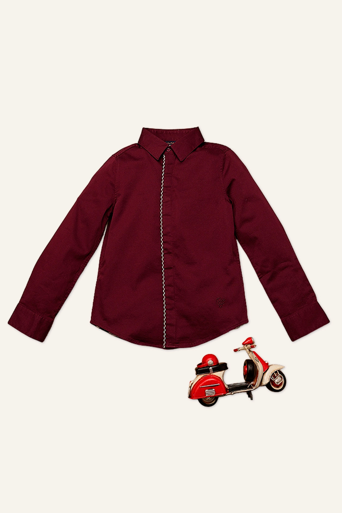 Boys Burgundy Shirt