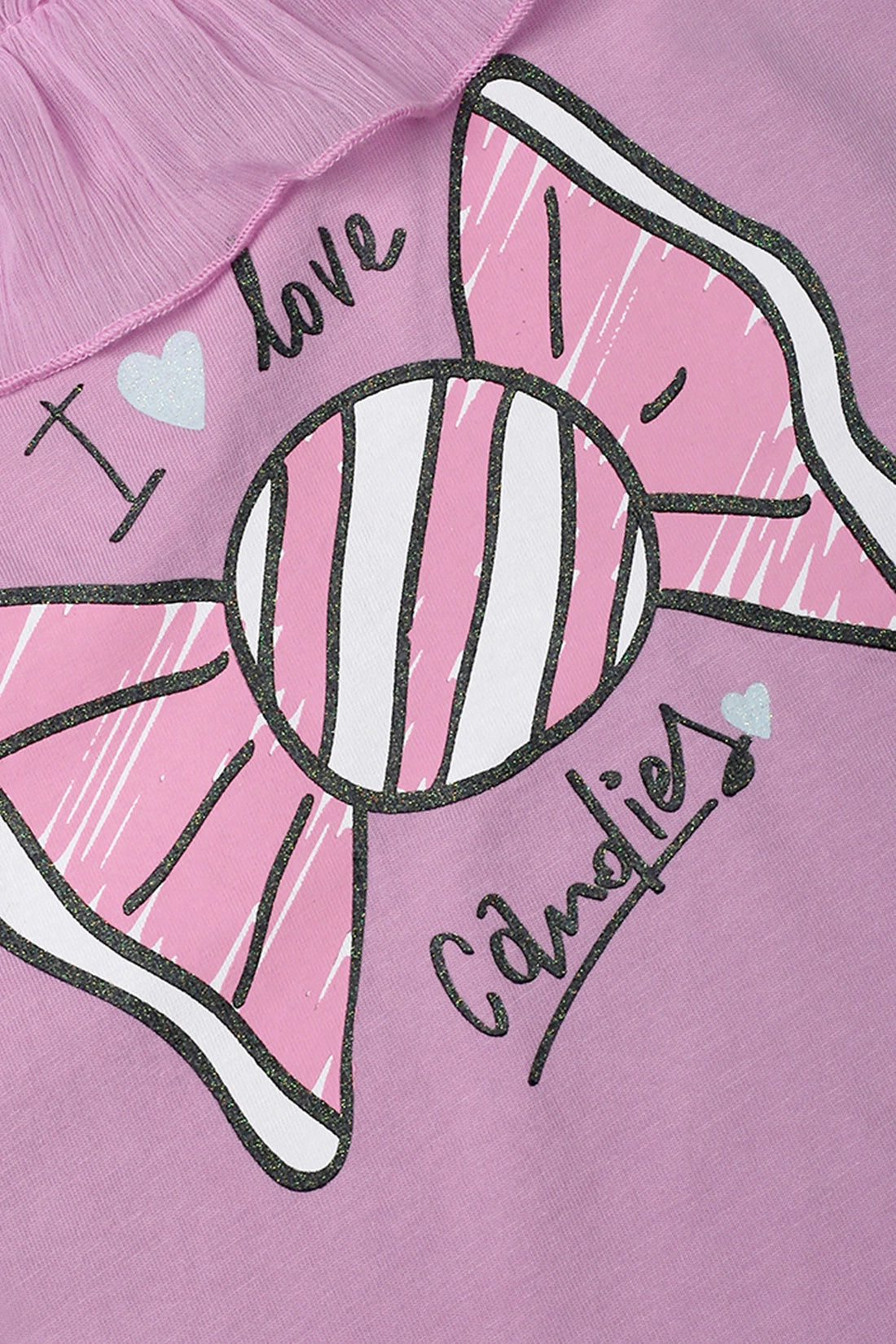 Girls Pink Candy Top