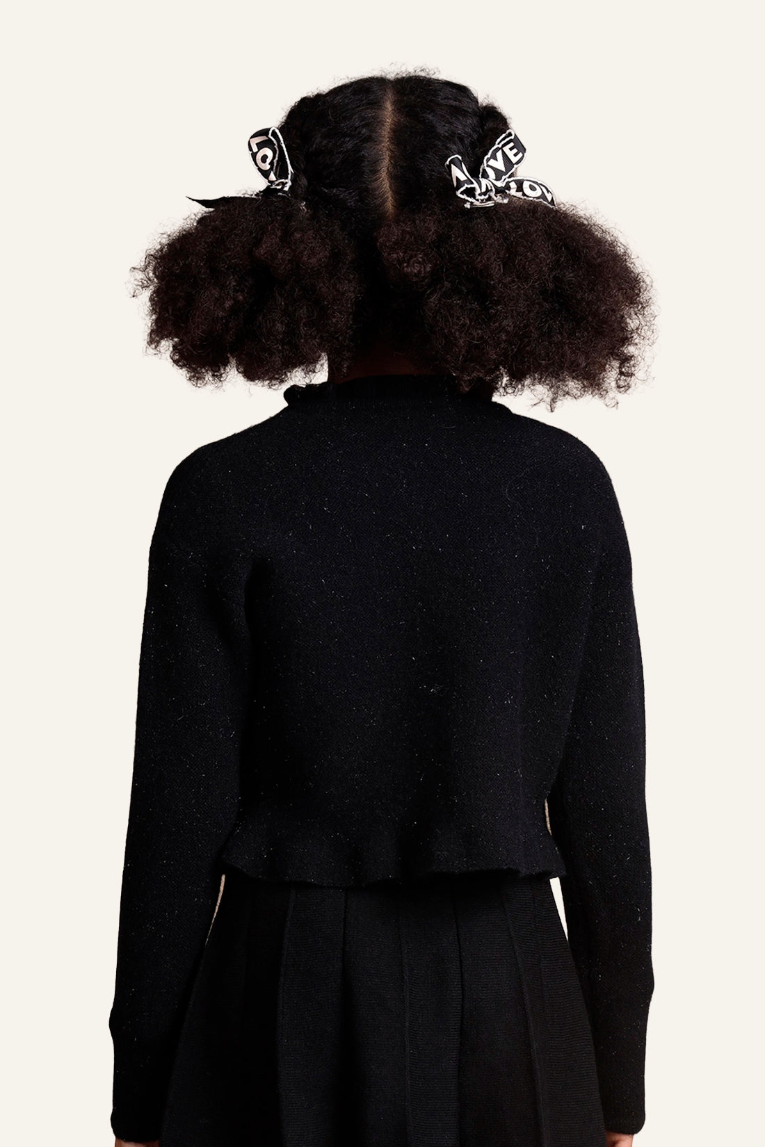 Girls Black Cardigan