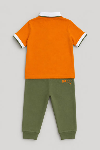 Baby Boys Green Clothing Set with pyjama