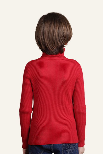 Boys Red Jumper