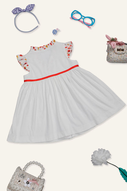 Baby Girls Floral Laced Dress