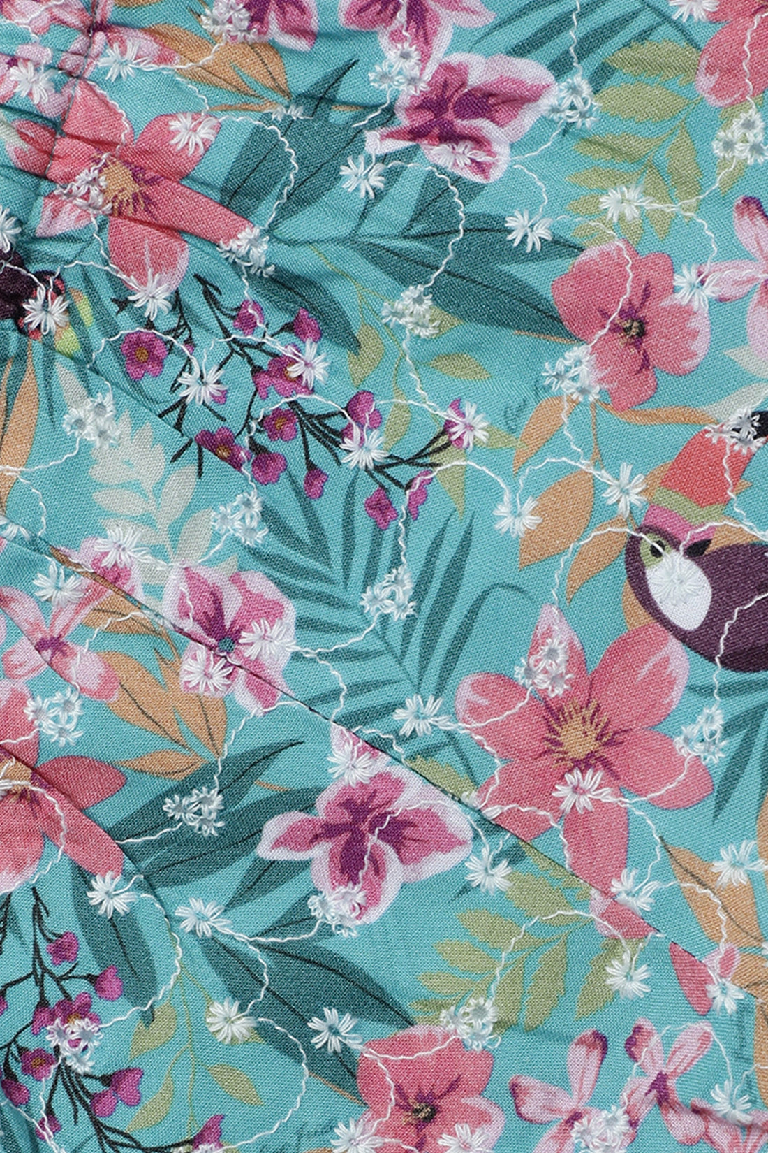 Baby Girls Round Neck White Top