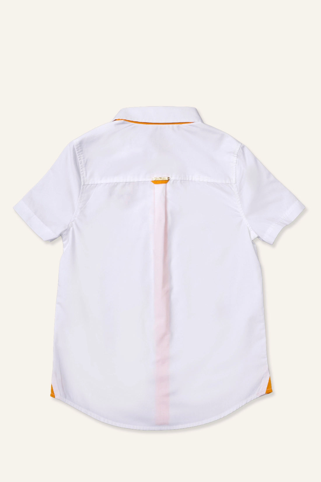 Boys White Shirt with Anime Embroidery