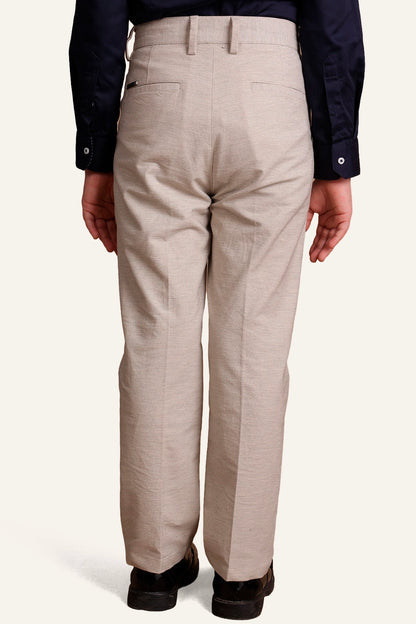 Boys Light Grey Trouser