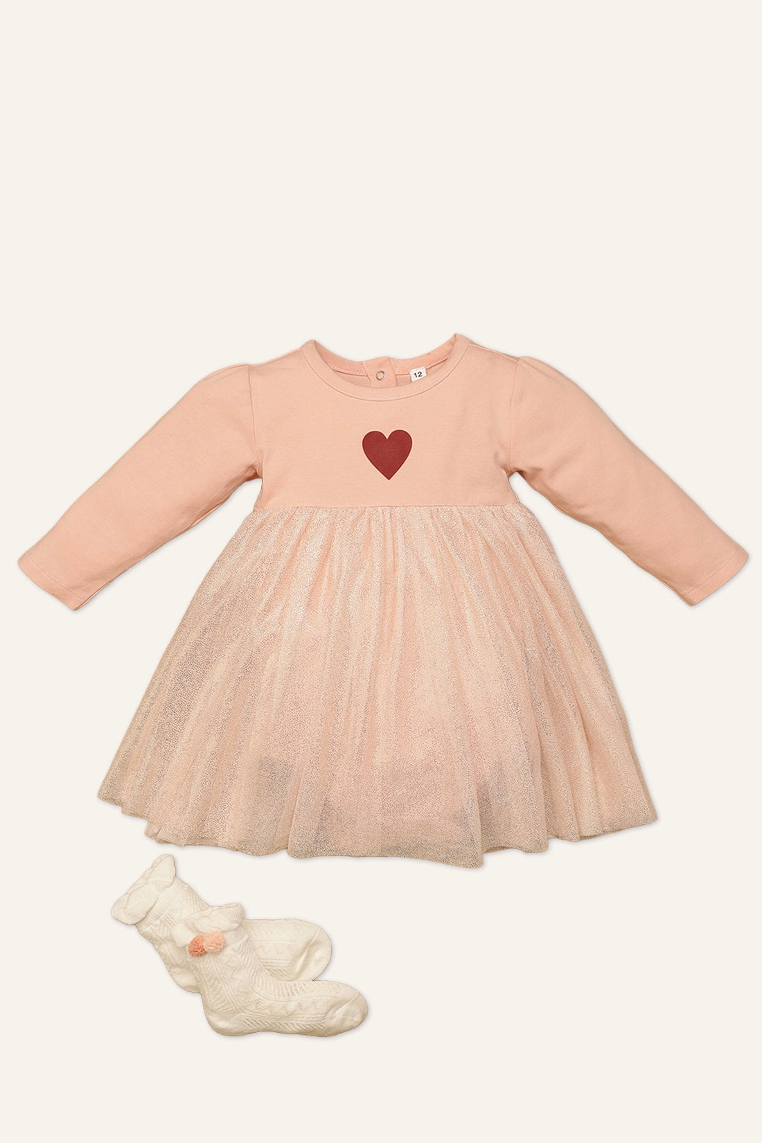 Baby Girls Peach Dress