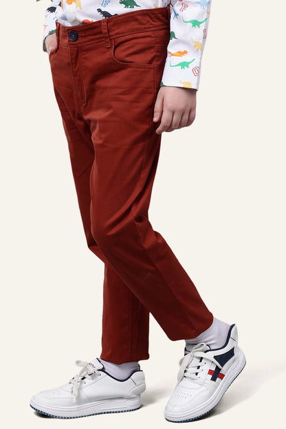 Boys Brown Trouser