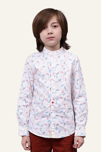 Boys White Shirt