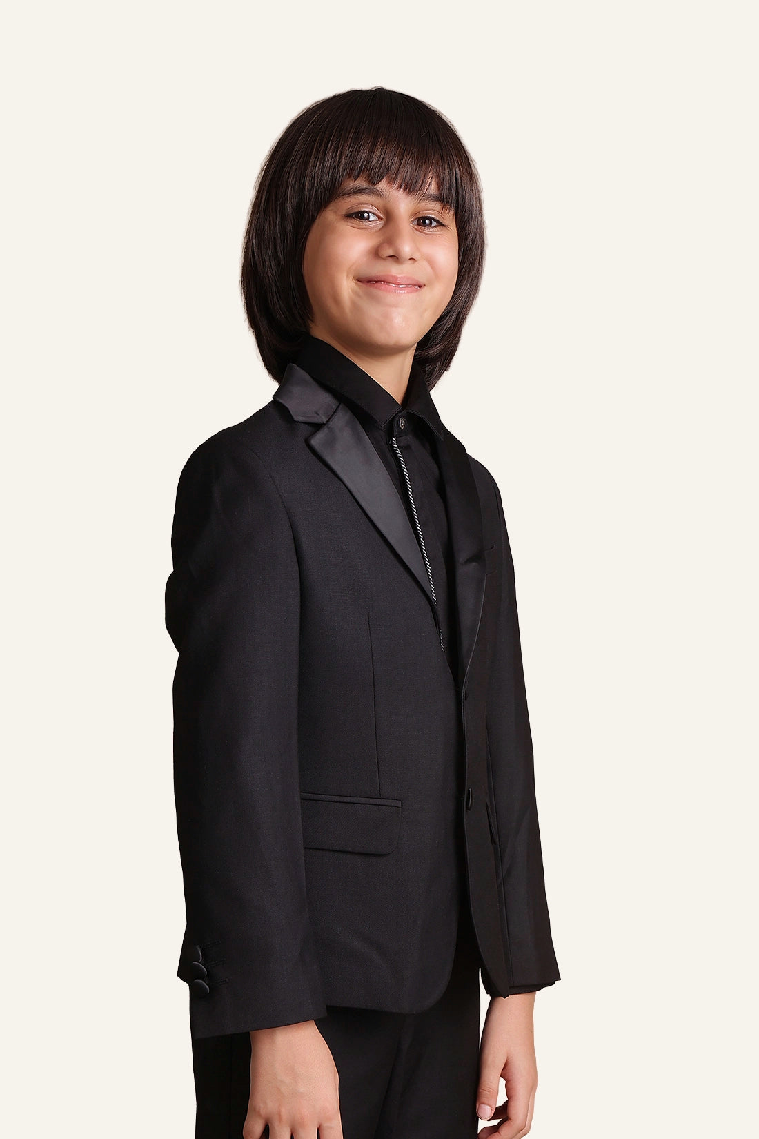 Boys Black 2Piece Suit