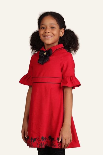 Girls Red Dress