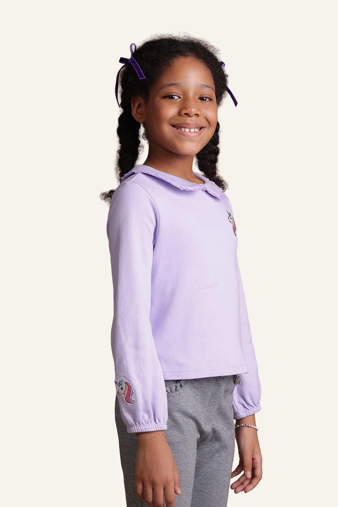 Girls Lavender Top