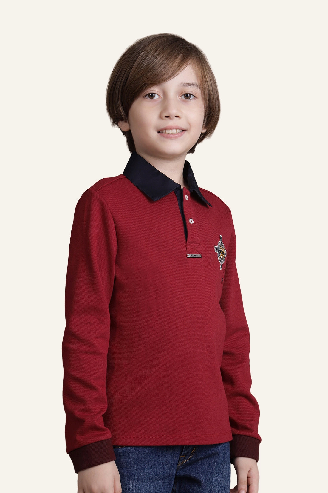 Boys Burgundy T-shirt