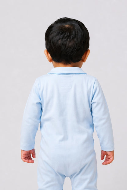 Baby Boys Blue Romper